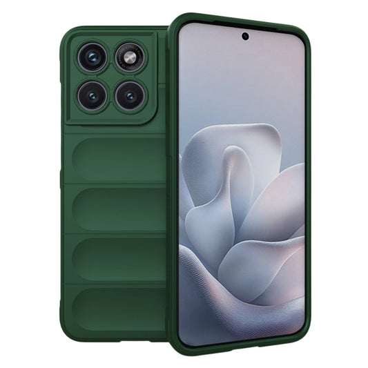 Pouzdro pro Motorola Edge 70 Fusion, Techsuit, Magic Shield, Zelené