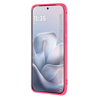 Pouzdro pro Motorola Edge 70 Fusion, Techsuit, SoftFlex, Tmavě růžové