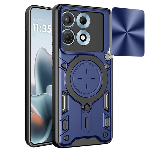 Pouzdro pro Motorola Edge 70 Max, Techsuit, CamGuard Pro, Modrá