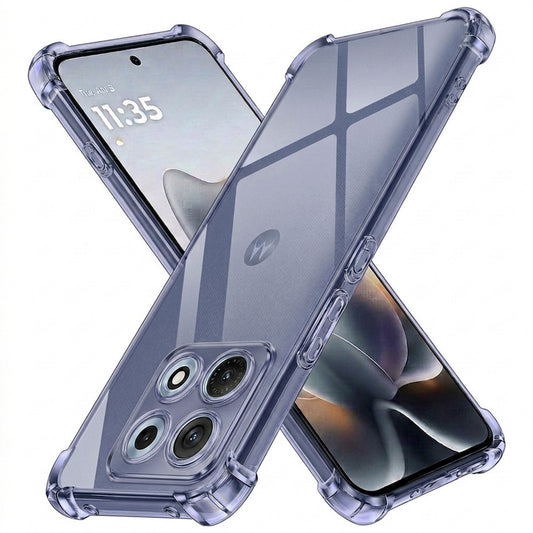 Pouzdro pro Motorola Edge 70 Max, Techsuit, Shockproof Clear, Kouřové