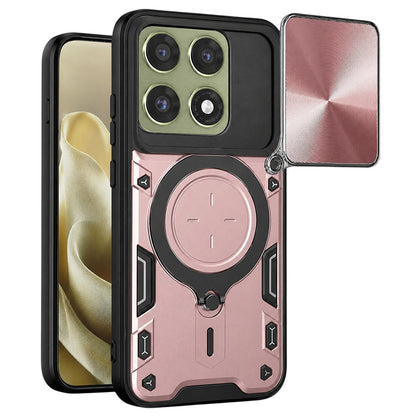 Pouzdro pro Motorola Edge 70 Pro, Techsuit, CamGuard Pro, Růžovo-zlaté