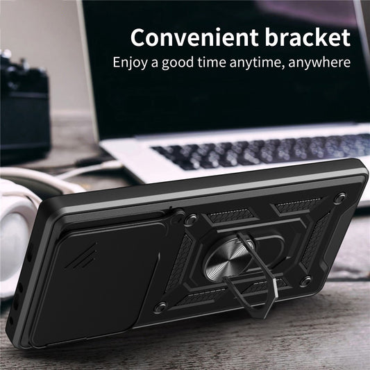 Pouzdro pro Motorola Edge 70, Techsuit, CamShield, Růžové Zlato