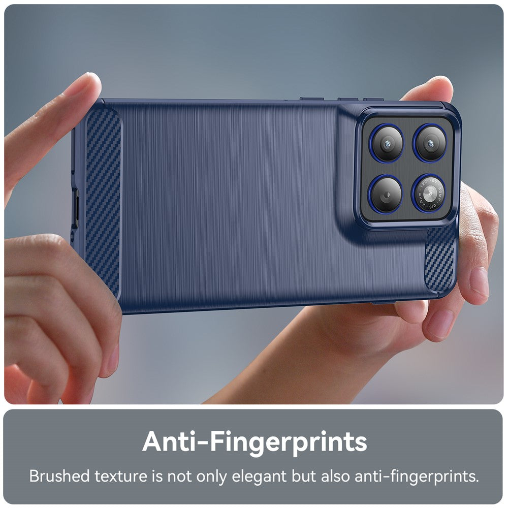 Pouzdro pro Motorola Edge 70, Techsuit, Carbon, Modrá