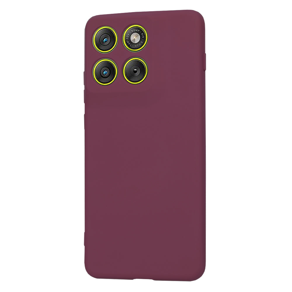 Pouzdro pro Motorola Edge 70, Techsuit, SoftFlex, Višňová
