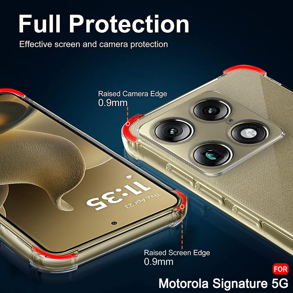 Pouzdro pro Motorola Edge 70 Ultra / Signature, Techsuit, Shockproof Clear, Transparent