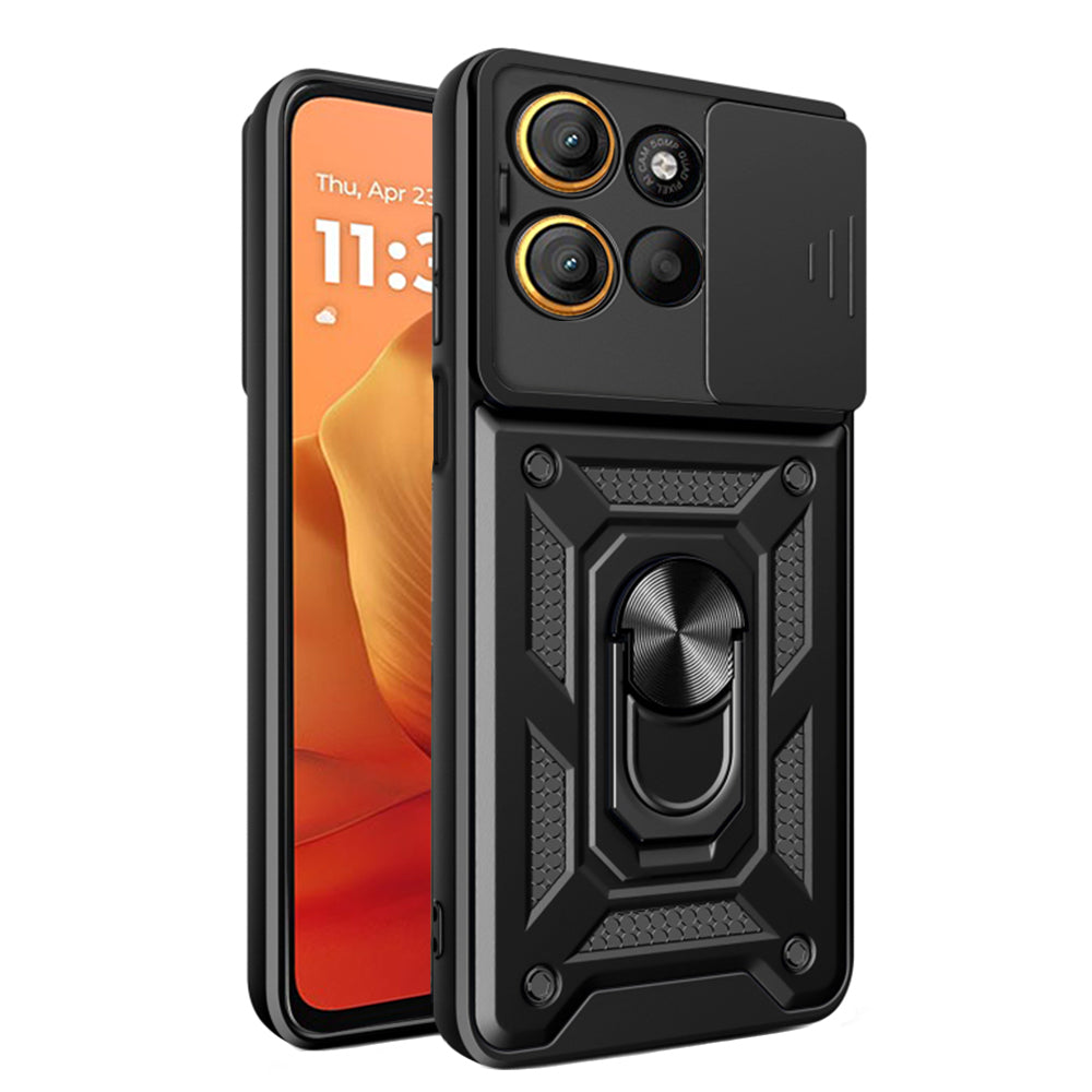 Pouzdro pro Motorola Moto G15 / G15 Power, Techsuit, CamShield, Černé
