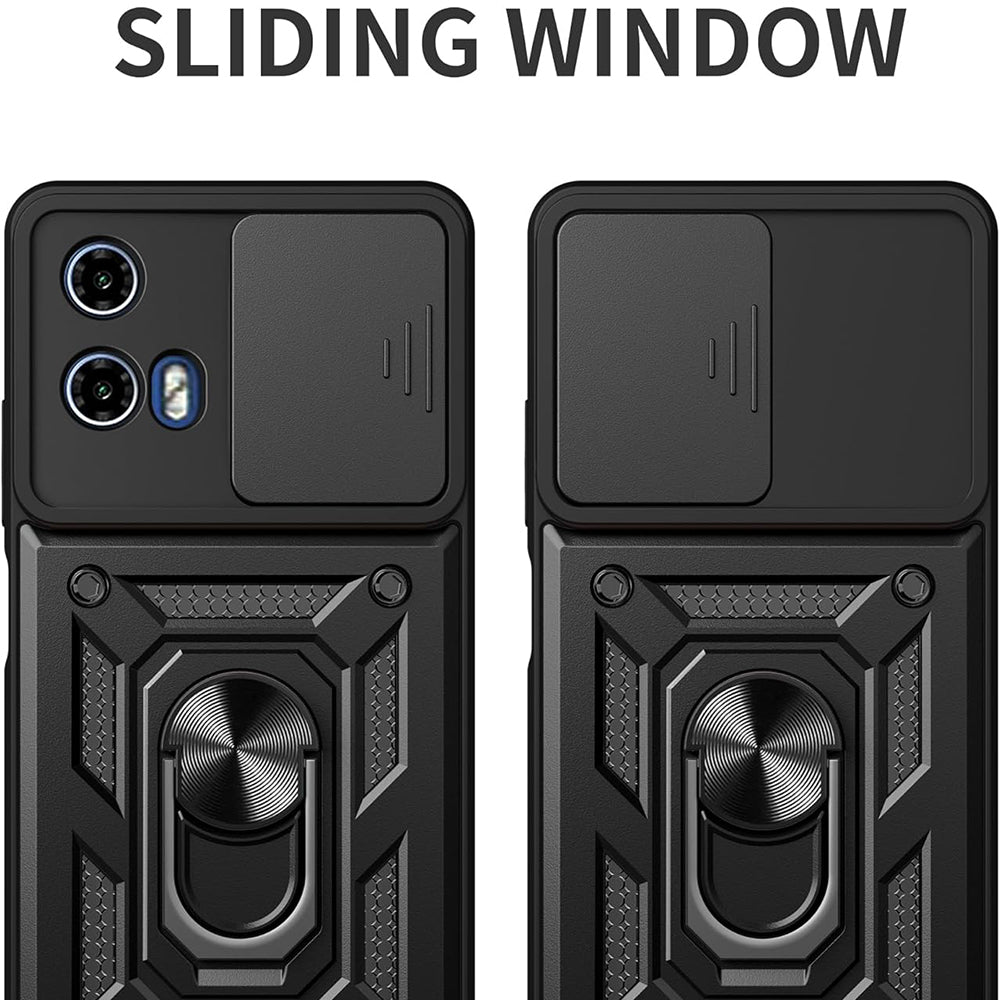 Pouzdro pro Motorola Moto G15 / G15 Power, Techsuit, CamShield, Černé