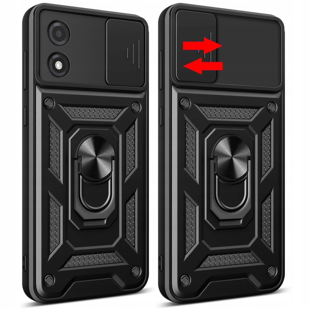 Pouzdro pro Motorola Moto E13, Techsuit, CamShield, Černá