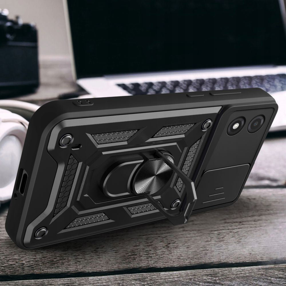 Pouzdro pro Motorola Moto E13, Techsuit, CamShield, Černá