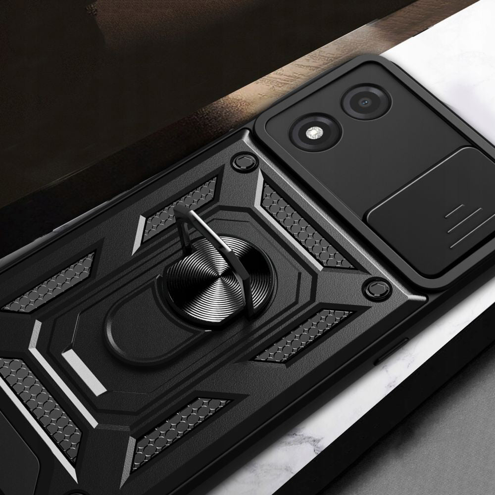 Pouzdro pro Motorola Moto E13, Techsuit, CamShield, Černá