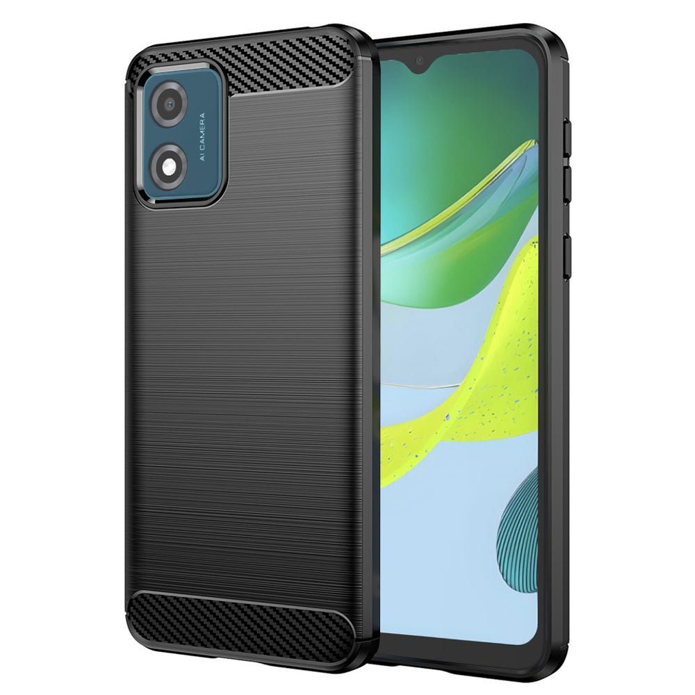 Pouzdro pro Motorola Moto E13, Techsuit, Carbon, Černé
