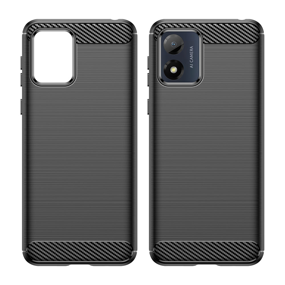 Pouzdro pro Motorola Moto E13, Techsuit, Carbon, Černé