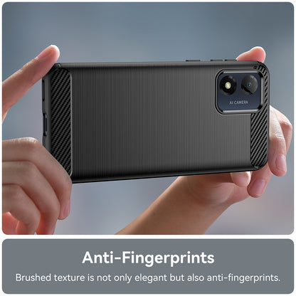 Pouzdro pro Motorola Moto E13, Techsuit, Carbon, Černé