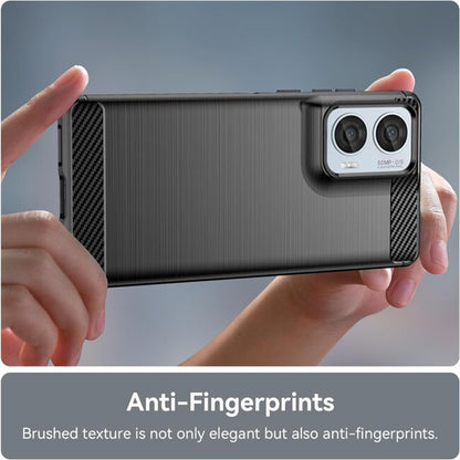 Pouzdro pro Motorola Moto E15 / G05, Techsuit, Carbon, Černá