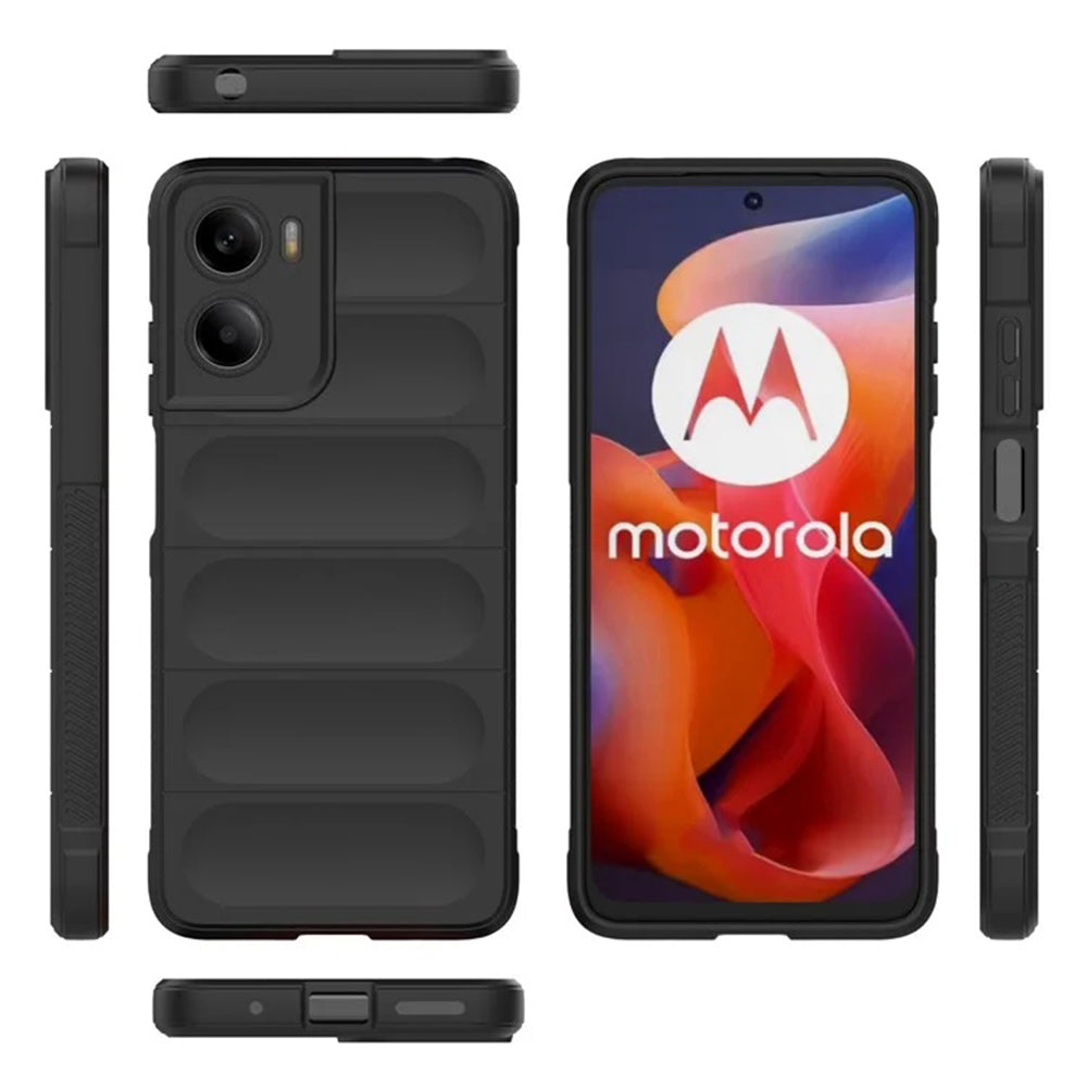 Pouzdro pro Motorola Moto E15 / G05, Techsuit, Magic Shield, Černé
