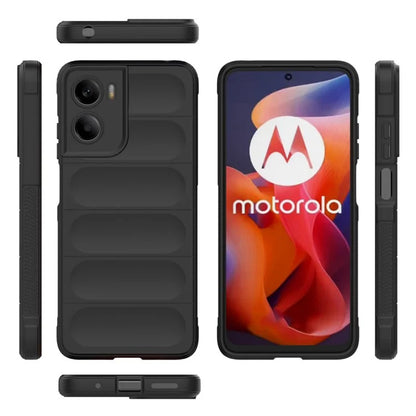 Pouzdro pro Motorola Moto E15 / G05, Techsuit, Magic Shield, Černé