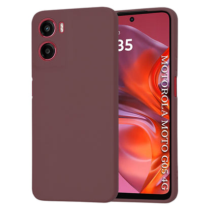 Pouzdro pro Motorola Moto E15 / G05, Techsuit, SoftFlex, vínové