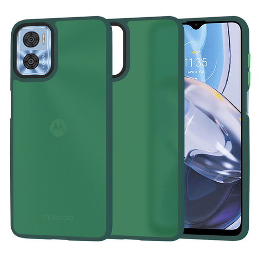 Pouzdro pro Motorola Moto E22i / E22, Techsuit, HaloFrost, Zelené
