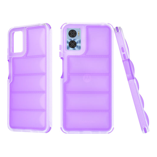 Pouzdro pro Motorola Moto E22i / E22, Techsuit, Wave Shield, Fialové
