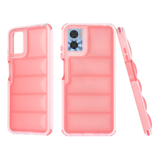 Pouzdro pro Motorola Moto E22i / E22, Techsuit, Wave Shield, červené