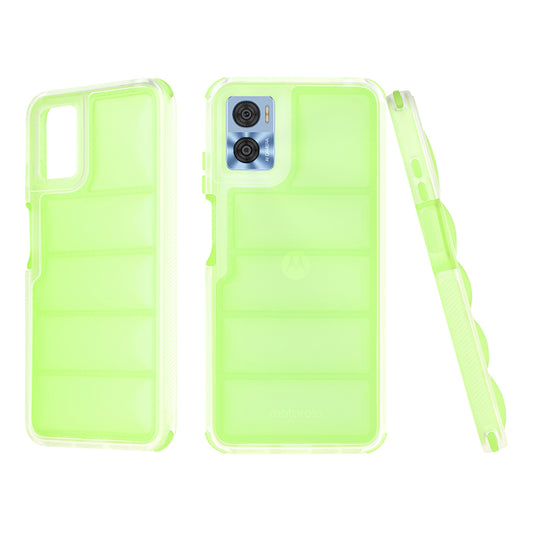 Pouzdro pro Motorola Moto E22i / E22, Techsuit, Wave Shield, Zelené
