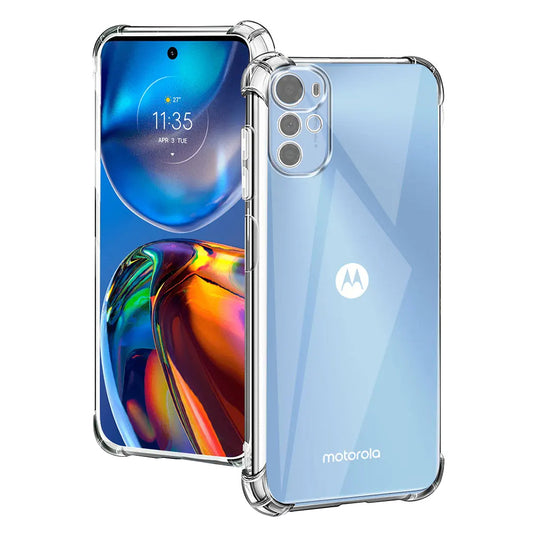 Pouzdro pro Motorola Moto E32s / E32 / G22, Techsuit, Odolné proti nárazům, Průhledné