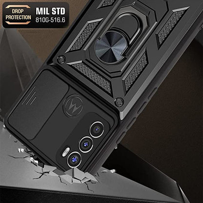 Pouzdro pro Motorola Moto E40 / E30 / E20, Techsuit, CamShield, Černé