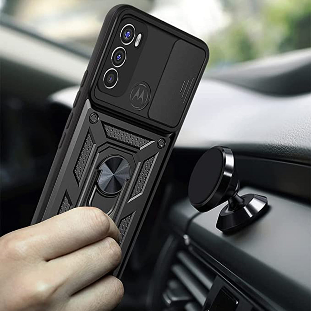 Pouzdro pro Motorola Moto E40 / E30 / E20, Techsuit, CamShield, Černé