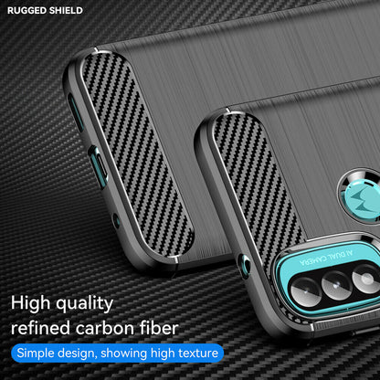 Pouzdro pro Motorola Moto E40 / E30 / E20, Techsuit, Carbon, Černé