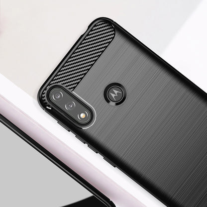 Pouzdro pro Motorola Moto E7i Power / E7 Power, Techsuit, Carbon, Černé