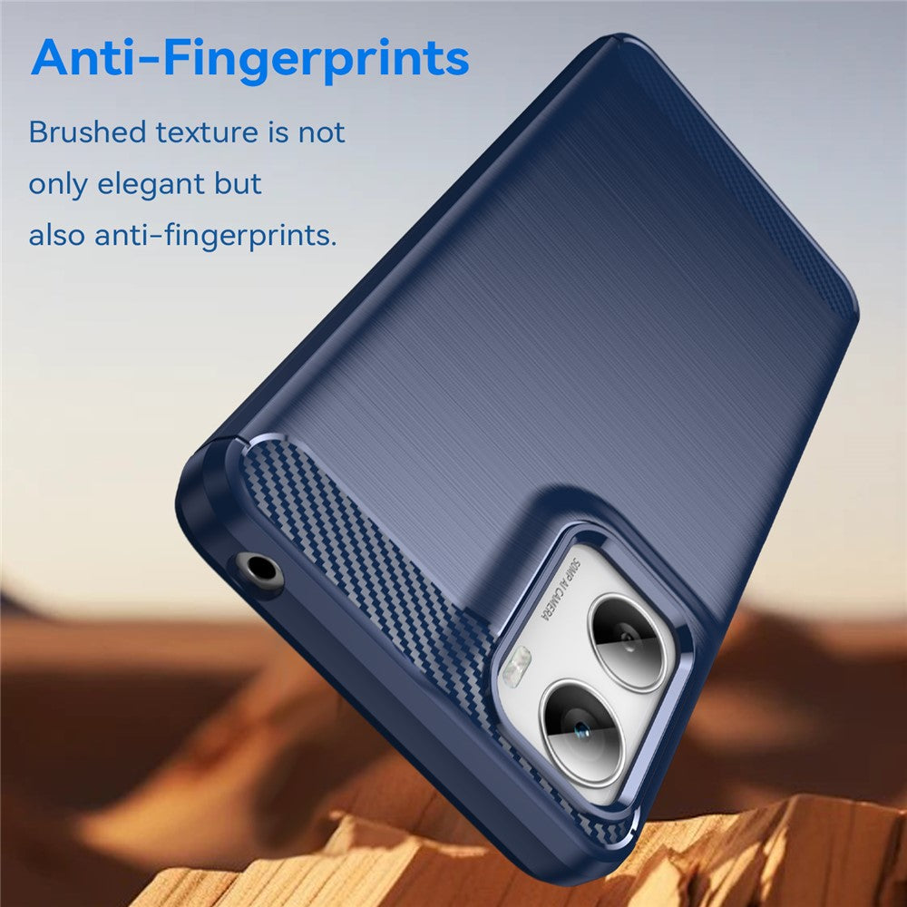 Pouzdro pro Motorola Moto G06 Power / G06, Techsuit, Carbon, Modrá