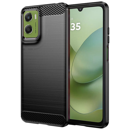 Pouzdro pro Motorola Moto G06 Power / G06, Techsuit, Carbon, Černá