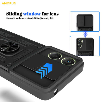 Pouzdro pro Motorola Moto G06, Techsuit, CamShield, Zlaté