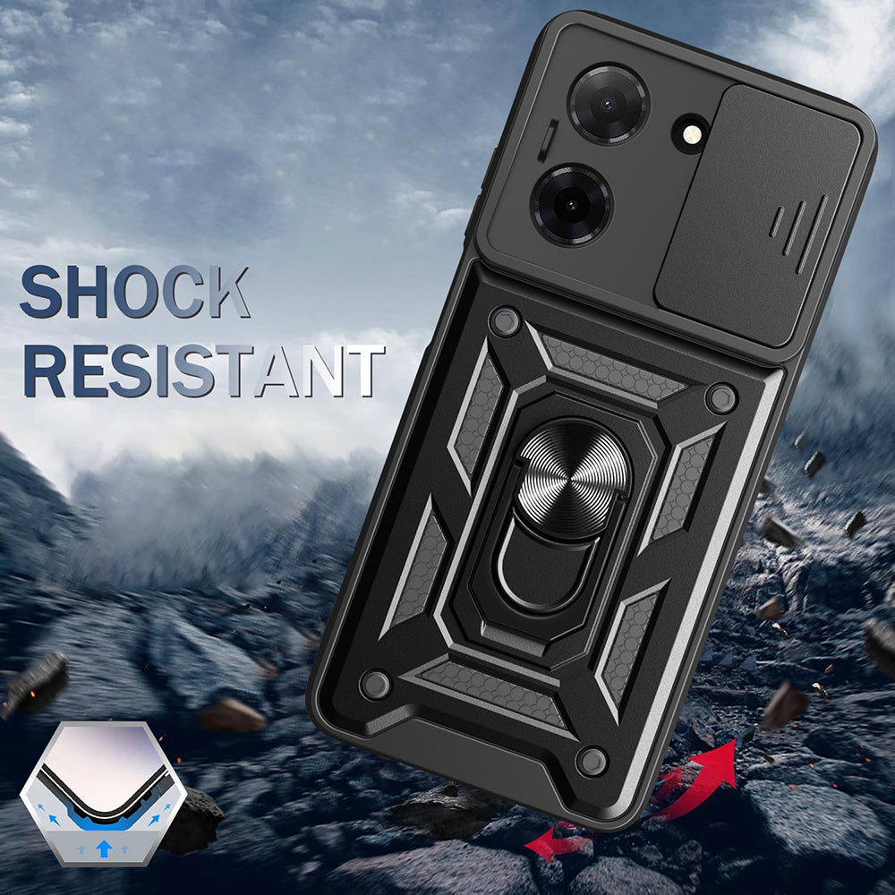 Pouzdro pro Motorola Moto G06, Techsuit, CamShield, Černá