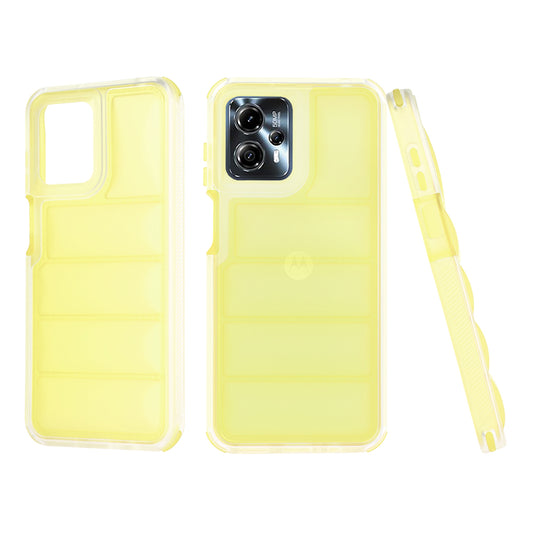 Pouzdro pro Motorola Moto G13 / G23 / G53, Techsuit, Wave Shield, Žluté