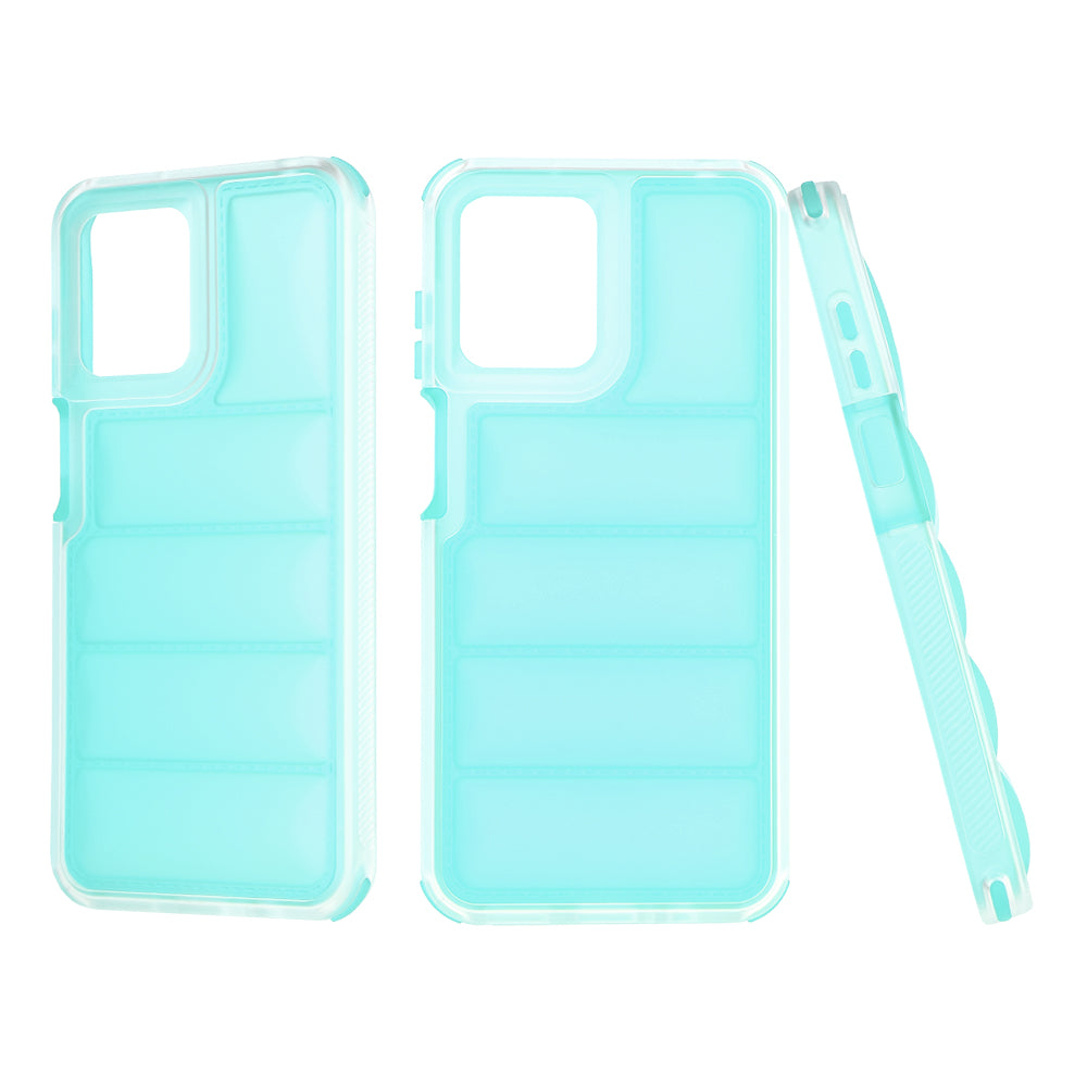 Pouzdro pro Motorola Moto G13 / G23 / G53, Techsuit, Wave Shield, Tyrkysové