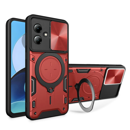 Pouzdro pro Motorola Moto G14, Techsuit, CamGuard Pro, červené