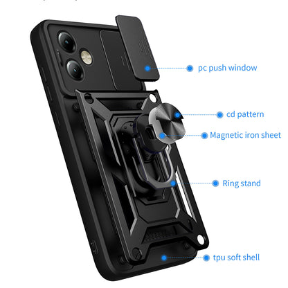 Pouzdro pro Motorola Moto G14, Techsuit, CamShield, Modré