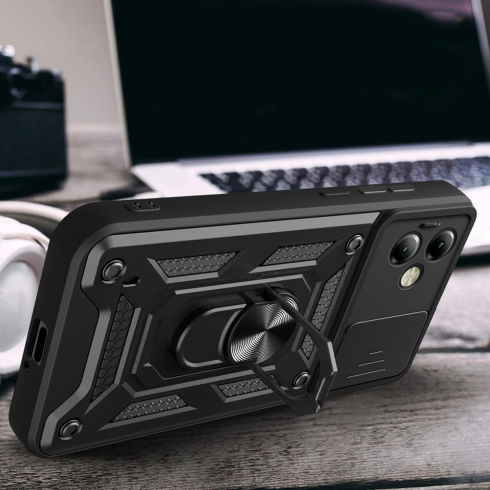 Pouzdro pro Motorola Moto G14, Techsuit, CamShield, Modré