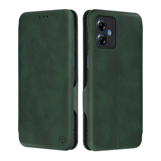 Pouzdro pro Motorola Moto G14, Techsuit, Safe Wallet Plus, Zelené