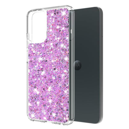 Pouzdro pro Motorola Moto G14, Techsuit, Třpytivý Glitter, Magenta