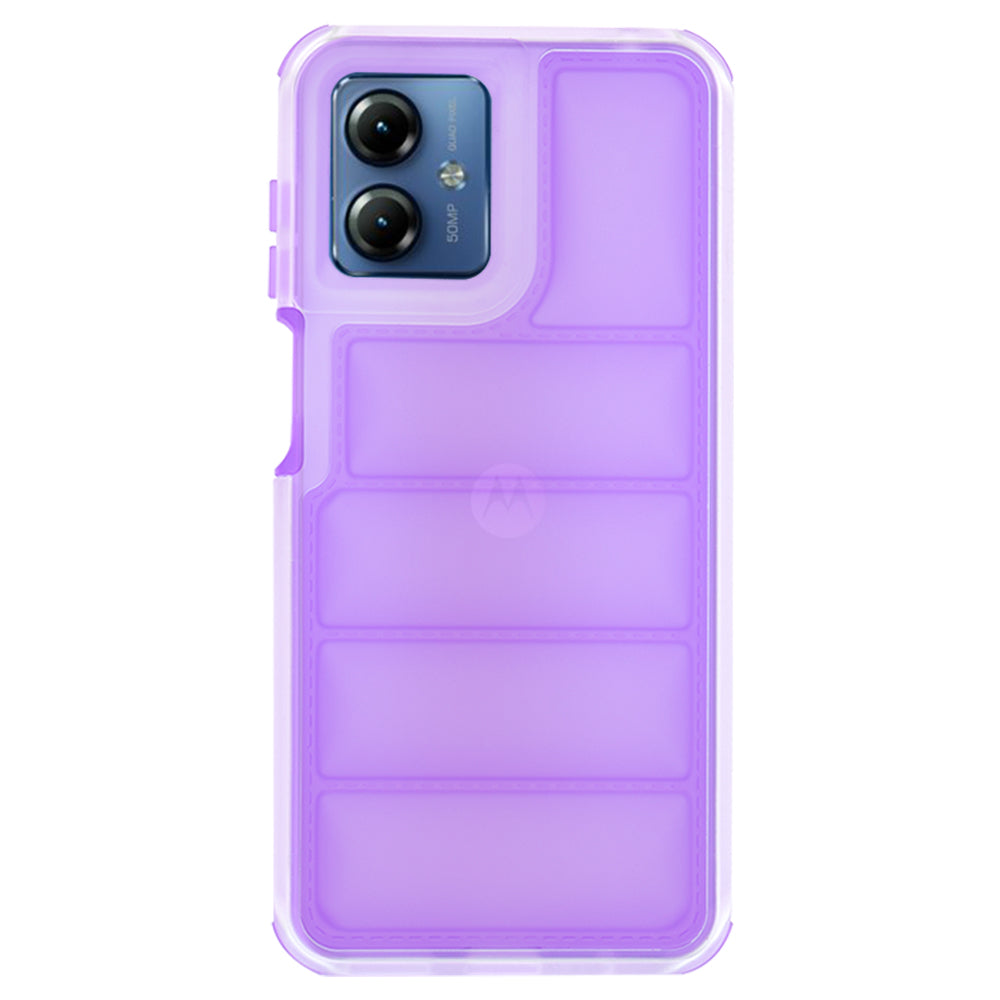 Pouzdro pro Motorola Moto G14, Techsuit, Wave Shield, Fialové