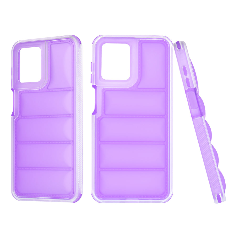 Pouzdro pro Motorola Moto G14, Techsuit, Wave Shield, Fialové