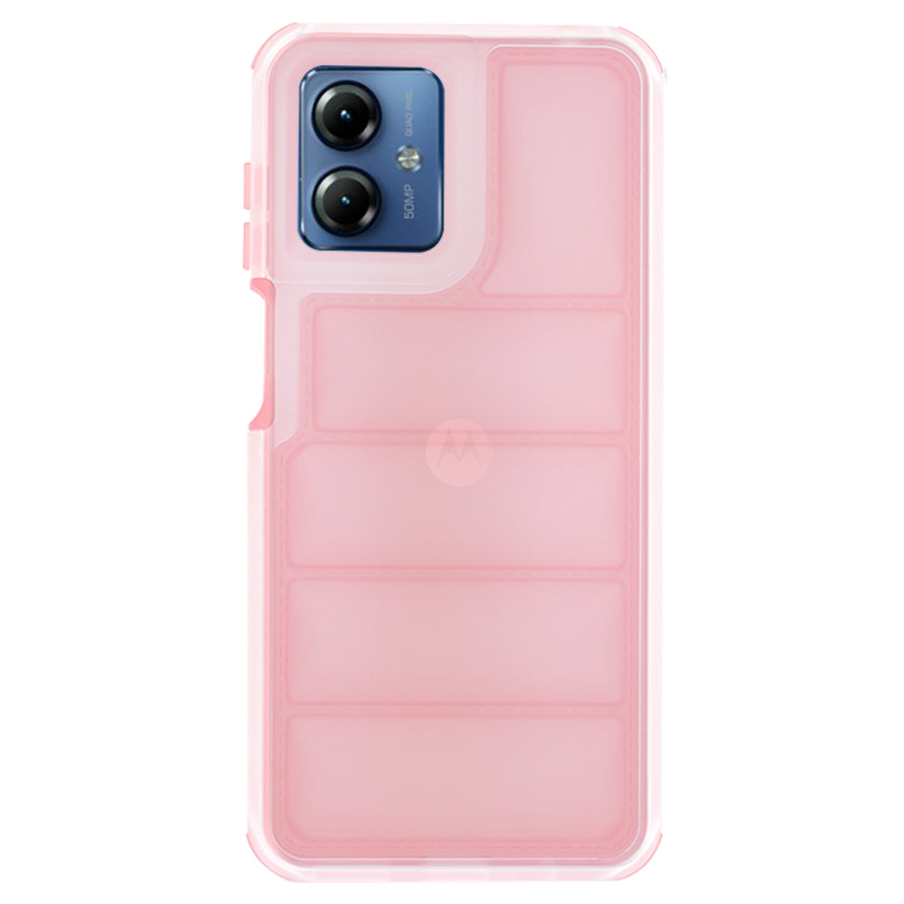 Pouzdro pro Motorola Moto G14, Techsuit, Wave Shield, růžové