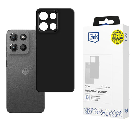 Pouzdro pro Motorola Moto G15 / G15 Power, 3MK, Černá matná