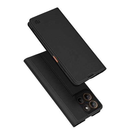 Pouzdro pro Motorola Moto G15 / G15 Power, Techsuit, Magskin Book, Černé