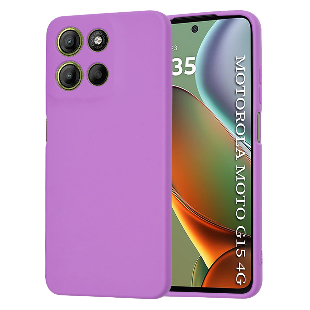 Pouzdro pro Motorola Moto G15 / G15 Power, Techsuit, SoftFlex, Fialové