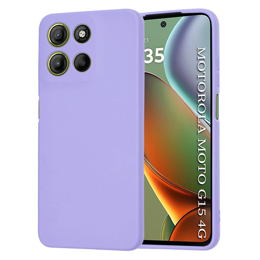 Pouzdro pro Motorola Moto G15 / G15 Power, Techsuit, SoftFlex, Světle fialové