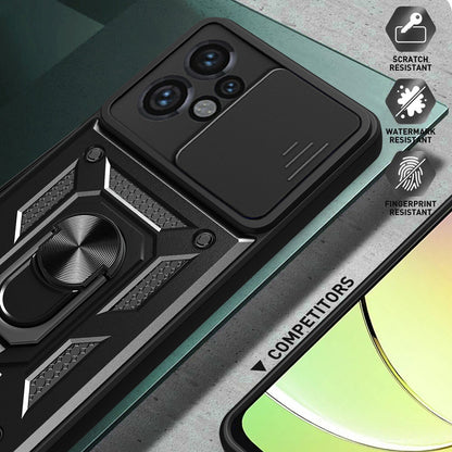 Pouzdro pro Motorola Moto G24 Power, Techsuit, CamShield, Černé