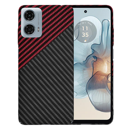 Pouzdro pro Motorola Moto G24 Power, Techsuit, Carbonite FiberShell, Černo-červené